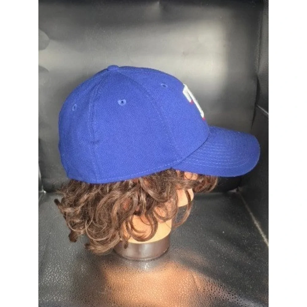 Texas Rangers New Era 39THIRTY Hat Royal Blue Stretch Fit Cap Large XL MLB